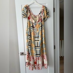 NWOT Kimchi Blue (Urban Outfitters) O’Hara Peasant Midi Dress